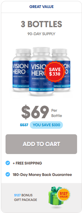 Vision Hero offer — 6 bottles